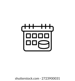 Calendario simple Organizador Planificador Fecha Evento