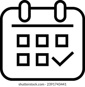 A simple calendar vector design.