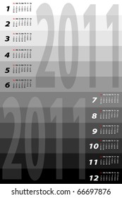 Simple calendar/agenda with space for text