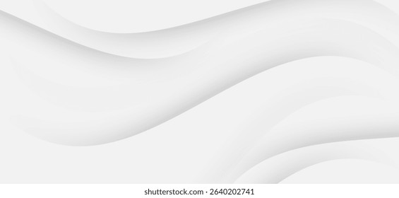 A simple, calm and clean white background image with slightly curved lines in varying degrees of white intensity, creating a sense of movement and dimension to the surface.