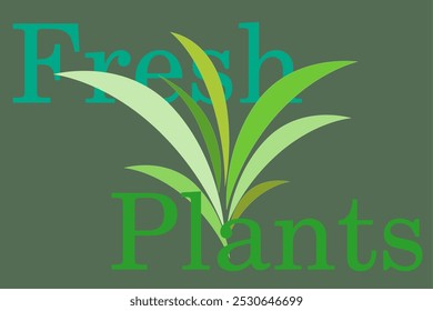 Imagen de logotipo de planta de calma simple