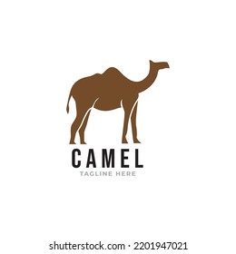 Simple Camel On Circle Logo Template Stock Vector (Royalty Free ...