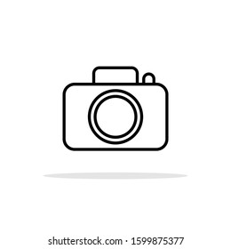 simple camera design icons  for your web site design, logo, app, UI, vector illustration