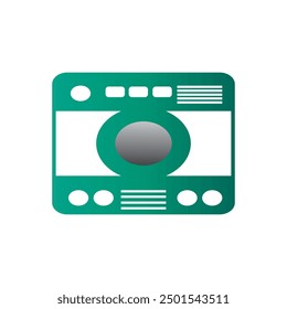 simple camera digital icon- Stock Design 