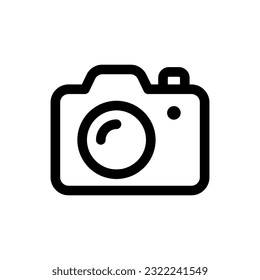 Simple Camera icon. The icon can be used for websites, print templates, presentation templates, illustrations, etc