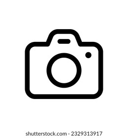 Simple Camera icon. The icon can be used for websites, print templates, presentation templates, illustrations, etc