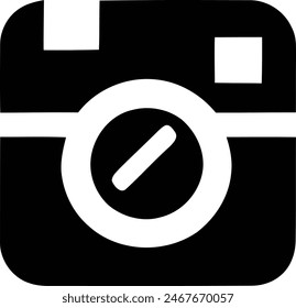 Simple Camera Icon, The Essence of Visual Capture