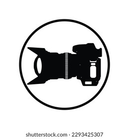 Simple camera Icon. Flat Design. Vector Illustration. EPS 10.