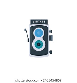 Simple camera icon full color flat design style isolated by white color