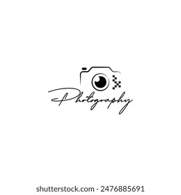 Simple Camera icon, camera logo, photography logo vector.