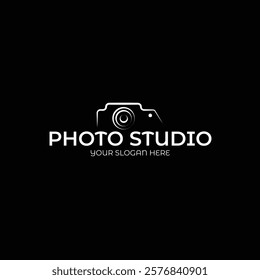 Simple Camera icon, camera logo, photography logo vector.