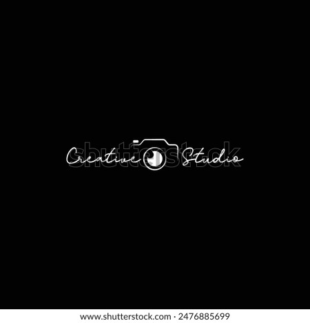 Simple Camera icon, camera logo, photography logo vector.