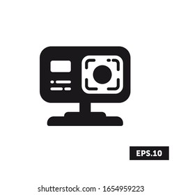 Simple camera icon, camera sign/symbol Vector