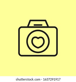 simple camera icon template design