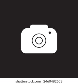 simple camera icon in vector.