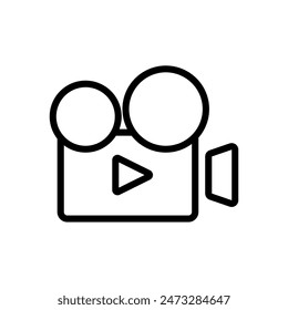 Simple camera icon for websites and apps.