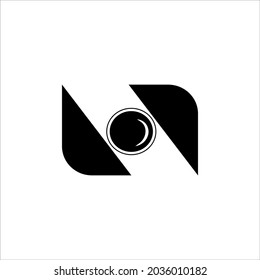 Simple camera illustration for logo or icon