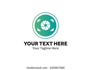 simple camera logo creative design in flat style with color .camera logo creative design for apps and business