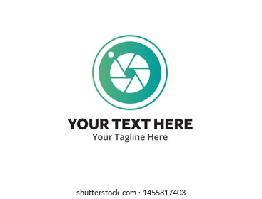 simple camera logo creative design in flat style with color .camera logo creative design for apps and business