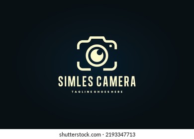 simple camera logo, photography logo, studio camera logo, wedding camera logo