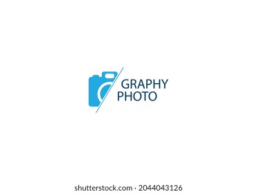 simple camera photography logo icon vector template