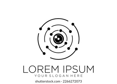 simple camera photography logo icon vector template