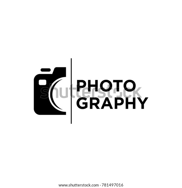 simple\
camera photography logo icon vector\
template