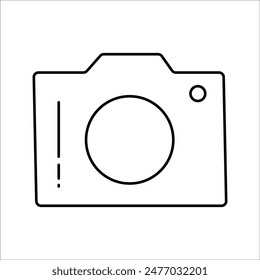 Simple Camera Vector Icon Design