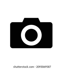 A simple camera. Vector icons for shooting and recording.