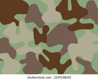 Simple camouflage pattern illustration material