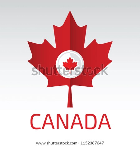 Similar – Image, Stock Photo banner Flag Pride Canada