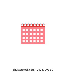 simple cancer day icon with pink color illustration