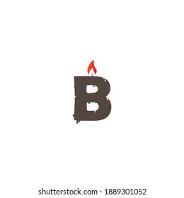 
Simple candle font logo design,  Minimal Line Letter Initial B Logo Design Template. Vector Logo Illustration. Unique modern elegant luxurious artistic. eps 10 editable inspirations