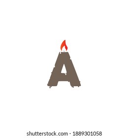 
Simple candle font logo design,  Minimal Line Letter Initial A Logo Design Template. Vector Logo Illustration. Unique modern elegant luxurious artistic. eps 10 editable inspirations