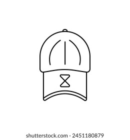 Simple Cap icon line vector illustration for mobile concept and web design.