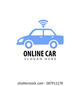 Simple car abstract logo