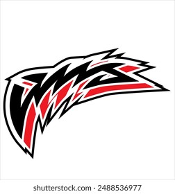 simple car decal from tribal vector art