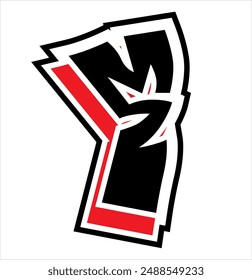 simple car decal from tribal vector