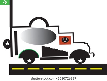 SIMPLE CAR DESIGN BLACK AND WHITE 