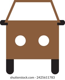simple car design vector icon
