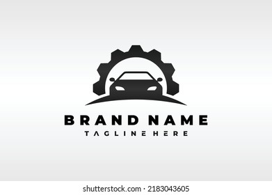 the simple car gear logo
