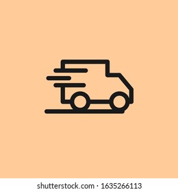 Simple car icon template design