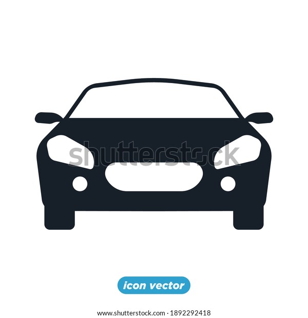 Simple\
Car icon template with editable color. Car transportation symbol\
vector illustration for graphic and web\
design.