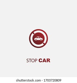 simple car icon vector eps