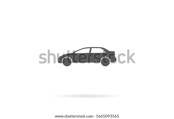 Simple Car Icon\
Vector. Flat Hatchback symbol. Perfect Black pictogram illustration\
on white background.Car Icon Vector.Car Icon Vector on gray\
background. Vector\
illustration.