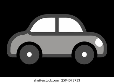 simple car icon vector illustration