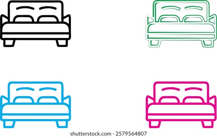 Simple car icons, minimalist vehicle designs, front view automobiles, colorful outline drawings, geometric car shapes, retro style vehicle illustrations, clean line art, compact car silhouettes, styli