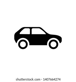 Simple Car icon,symbol and vector,Can be used for web, print and mobile