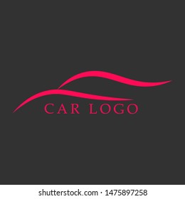 
simple car logo template design