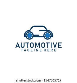 Simple Car Logo Vector Template For Company